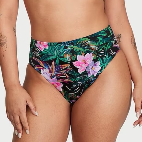 New! Victoria's Secret Black Palm Bikini Set 45580 - Picture 5 of 15